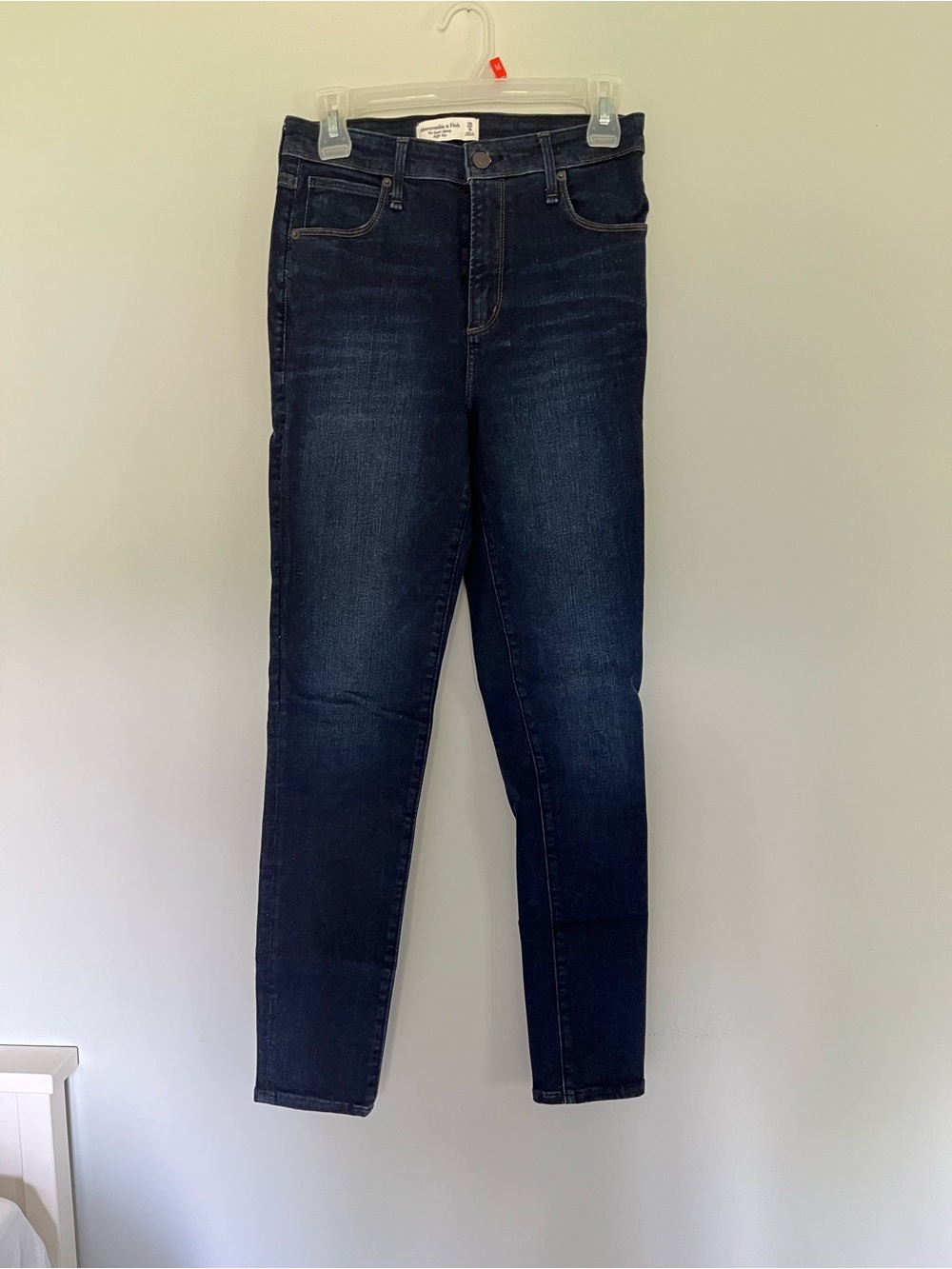 Abercrombie & Fitch Women's Skinny Jeans - Dark Blue Wash